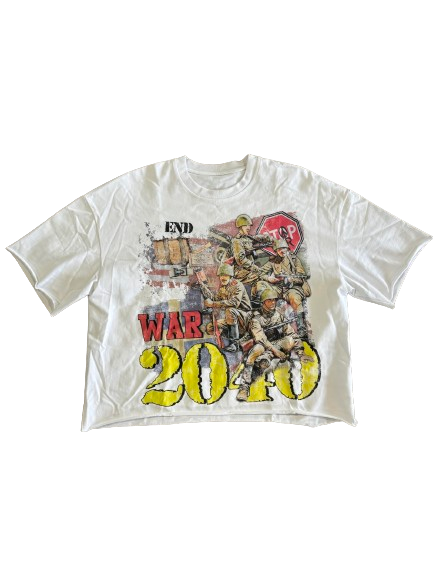 2040 “End war” tee